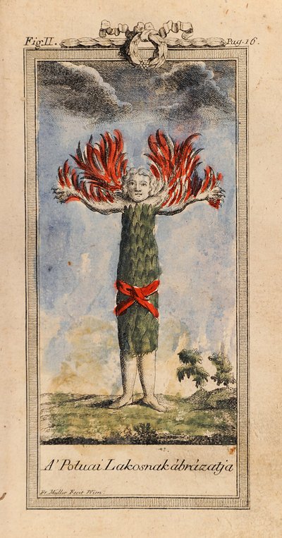 Illustration in Ludvig Holberg - The Journey of Niels Klim to the World Underground by Friedrich Müller